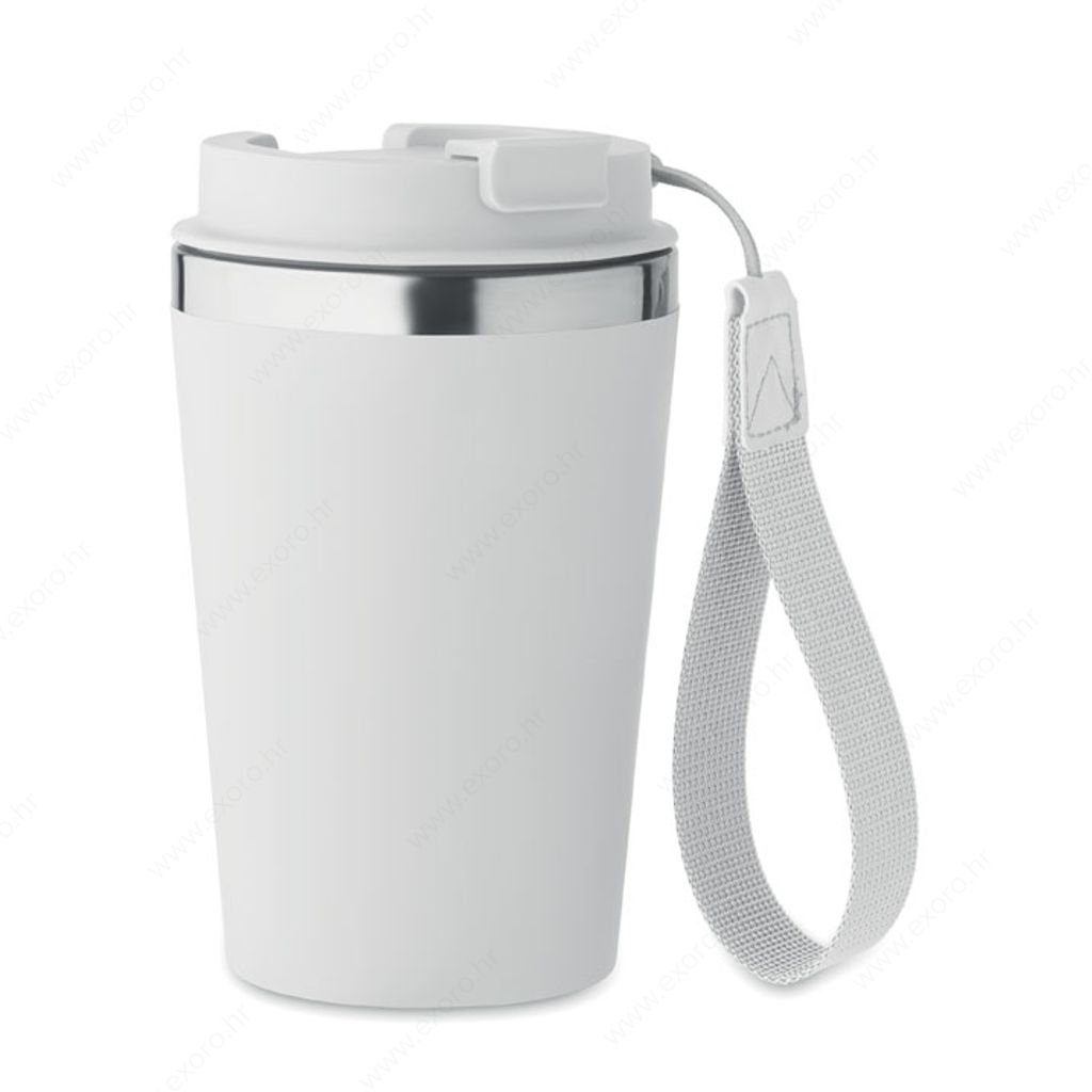 MO2317-06 Čaša TOPAZ termo, metalna, 350ml, bijele