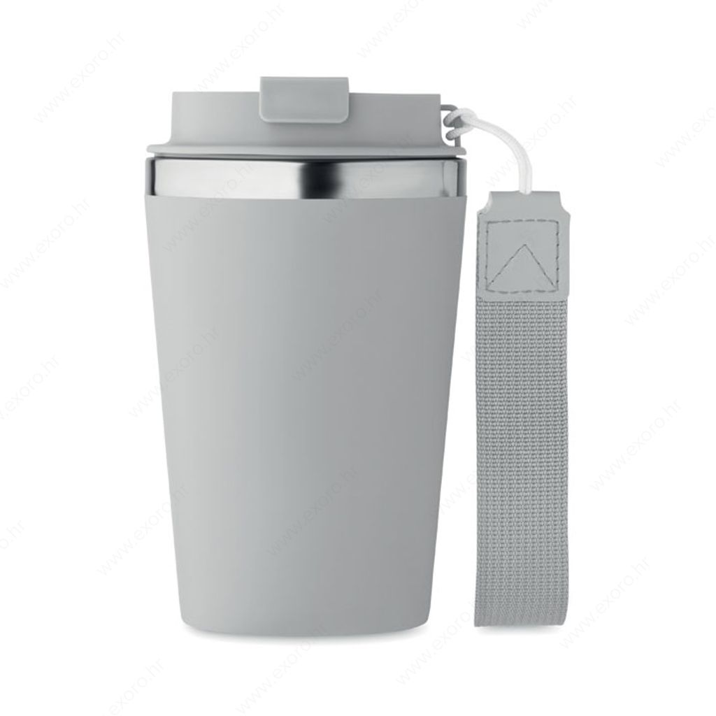 MO2317-07 Čaša TOPAZ termo, metalna, 350ml, siva