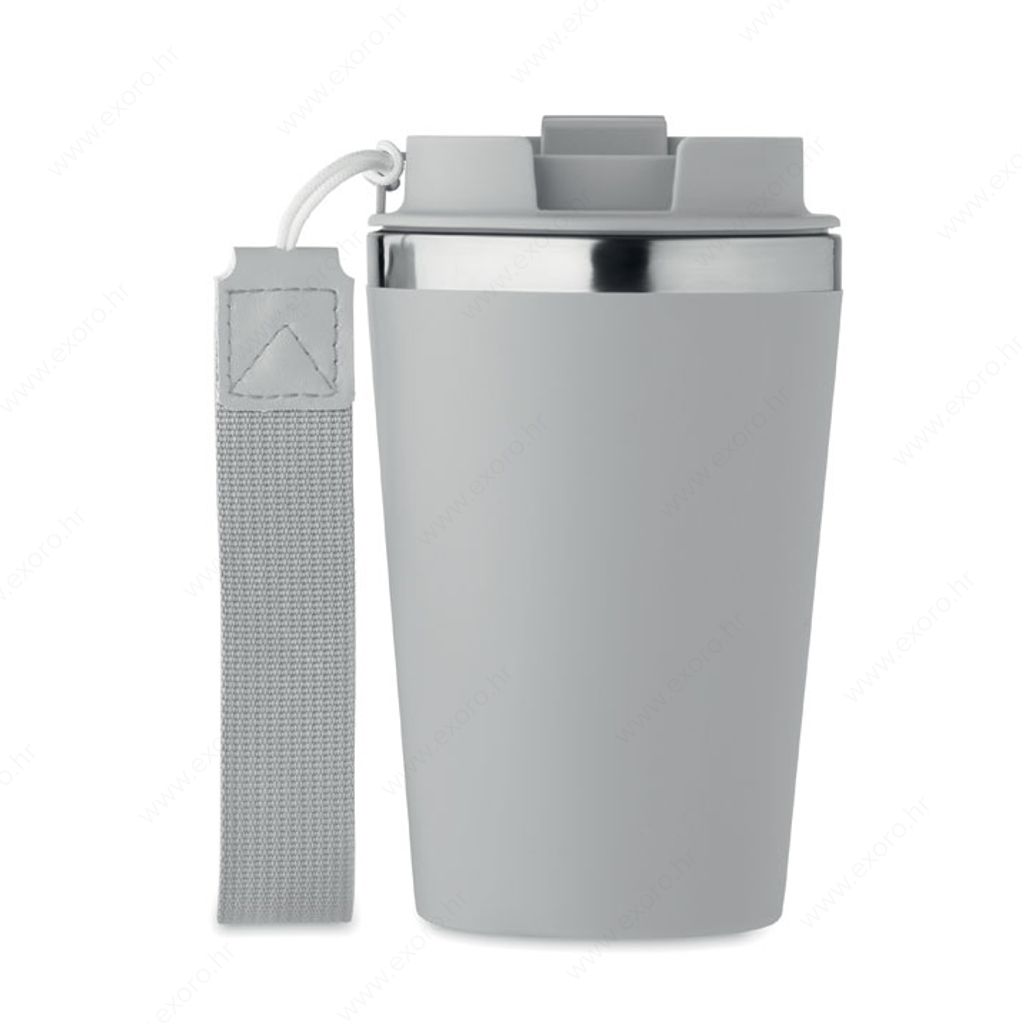 MO2317-07 Čaša TOPAZ termo, metalna, 350ml, siva