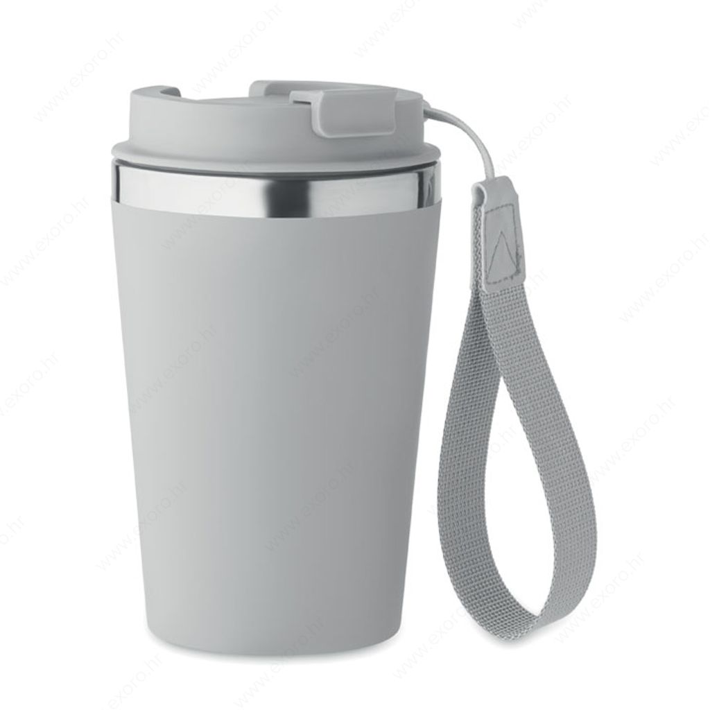 MO2317-07 Čaša TOPAZ termo, metalna, 350ml, siva