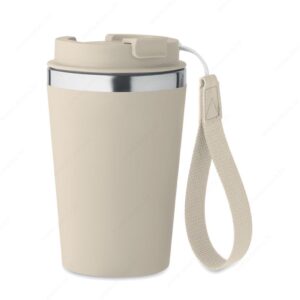 Čaša termo TOPAZ metalna, 350ml, bež