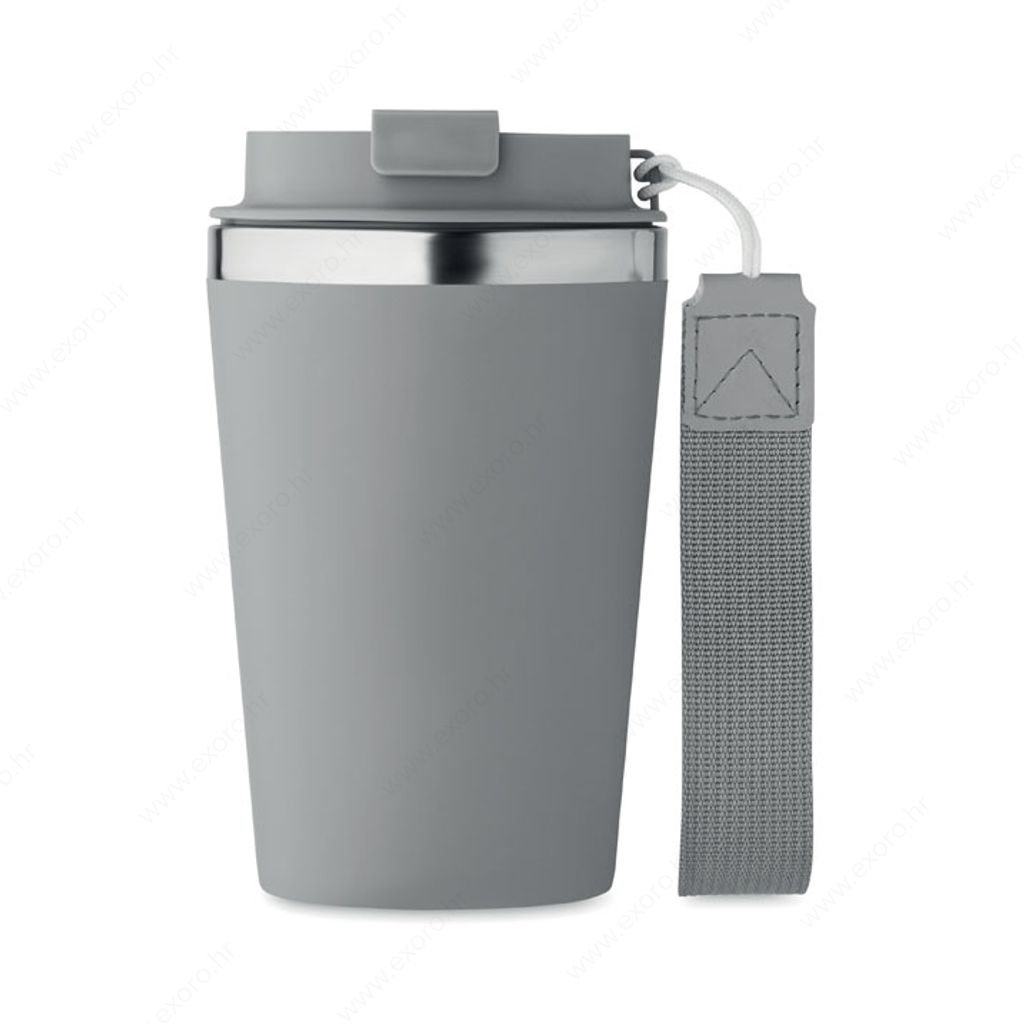 MO2317-15 Čaša TOPAZ termo, metalna, 350ml, tamno siva