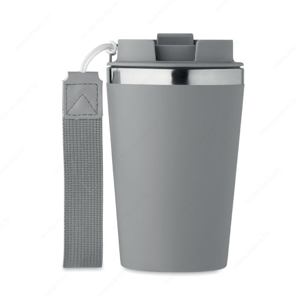 MO2317-15 Čaša TOPAZ termo, metalna, 350ml, tamno siva