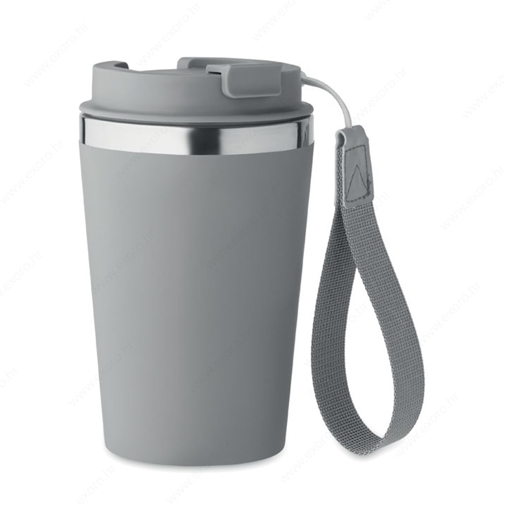 MO2317-15 Čaša TOPAZ termo, metalna, 350ml, tamno siva