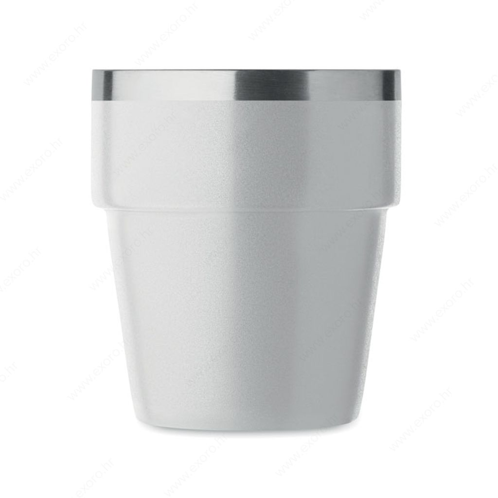 MO2323-06 Čaša ACERITO termo, metalna, 250ml, bijela