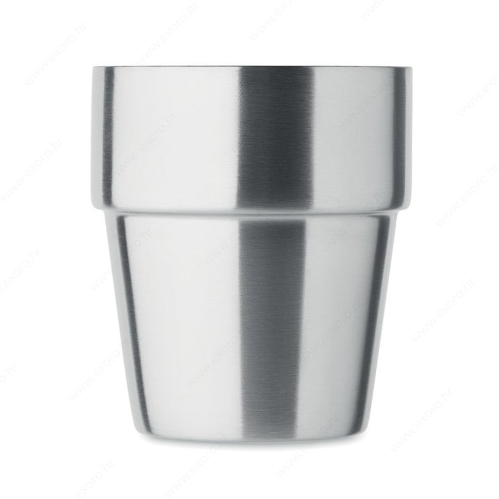 MO2323-16 Čaša ACERITO termo, metalna, 250ml, srebrna