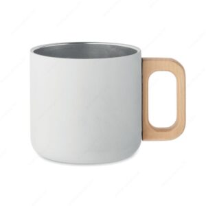 Čaša termo ACERO metalna, 350ml, bijela