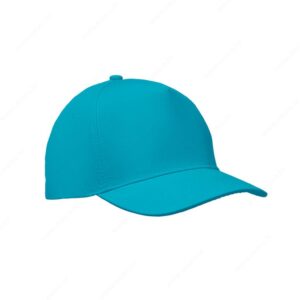 Kapa šilt 5 panela SUNNY 180g, čičak, plava (turquoise)