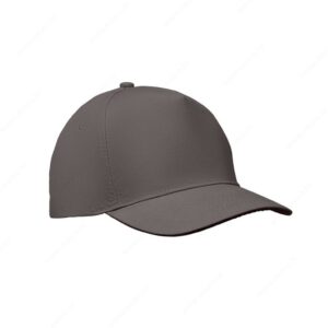 Kapa šilt 5 panela SUNNY 180g, čičak, siva (stone grey)