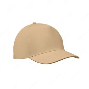 Kapa šilt 5 panela SUNNY 180g, čičak, bež (ivory)