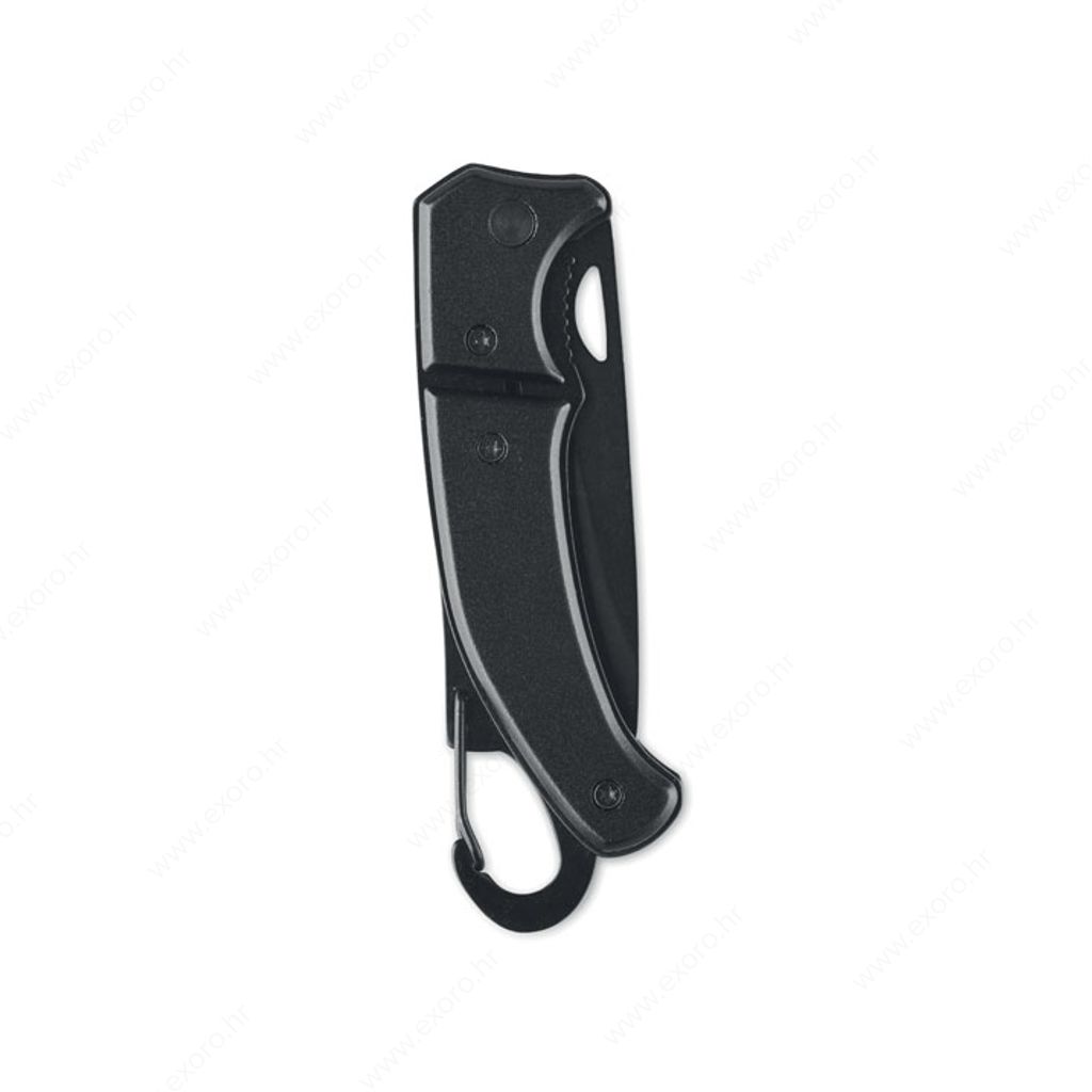 MO2364-03 Nož džepni FIFE sklopivi + karabiner crni