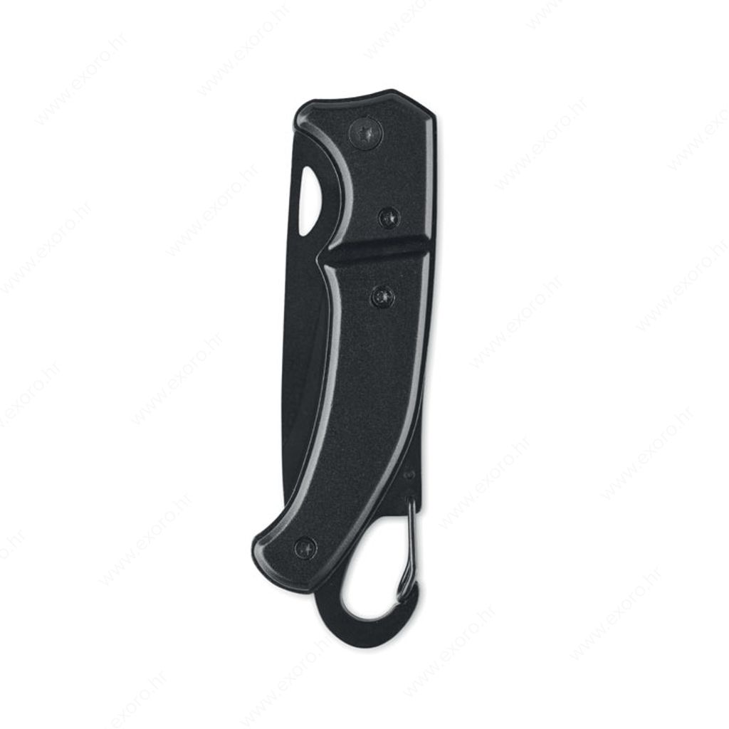 MO2364-03 Nož džepni FIFE sklopivi + karabiner crni