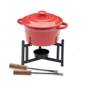 Set za fondue BIG KASE, crveni