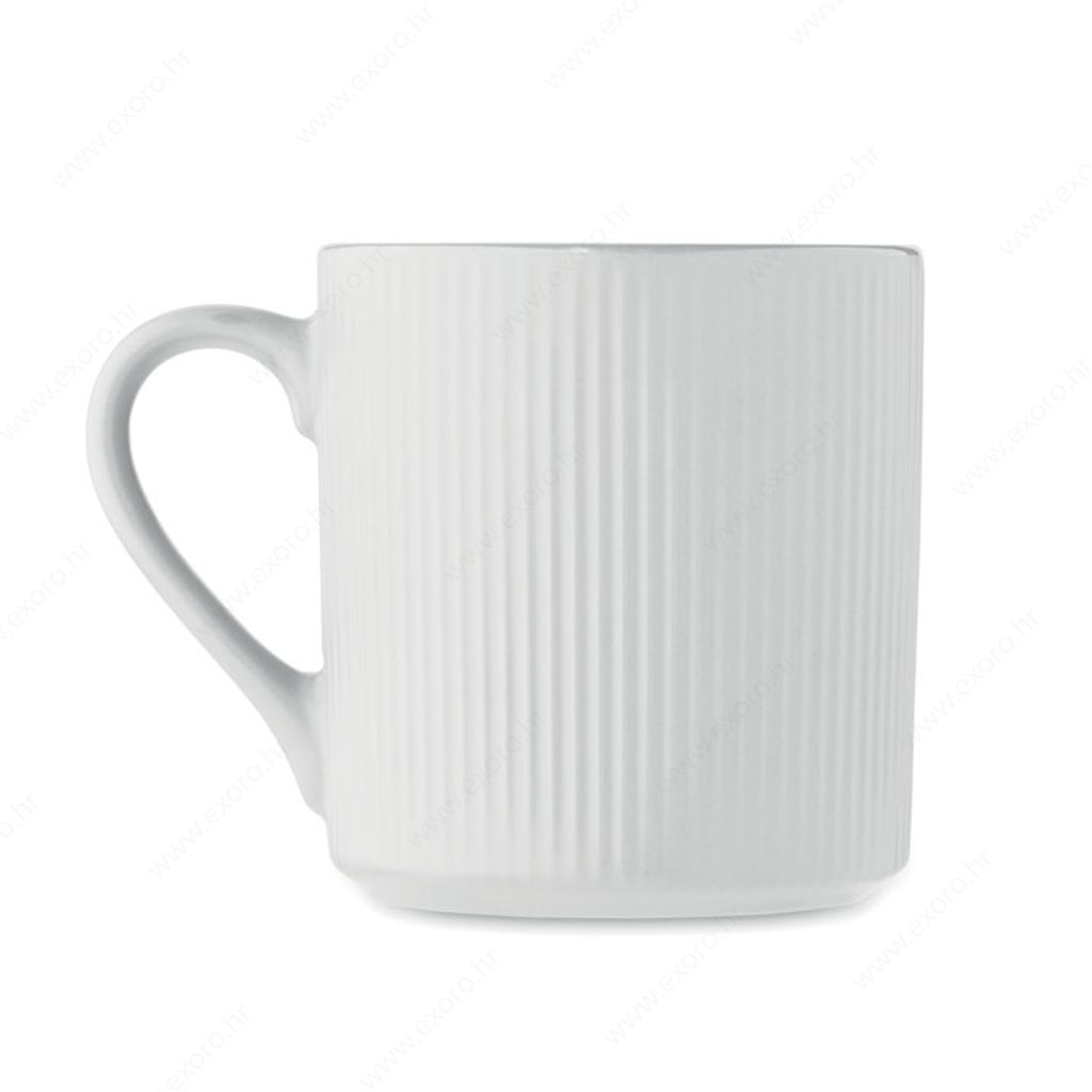 MO2397-06 Šalica RIBMUG keramička, 340ml, bijela