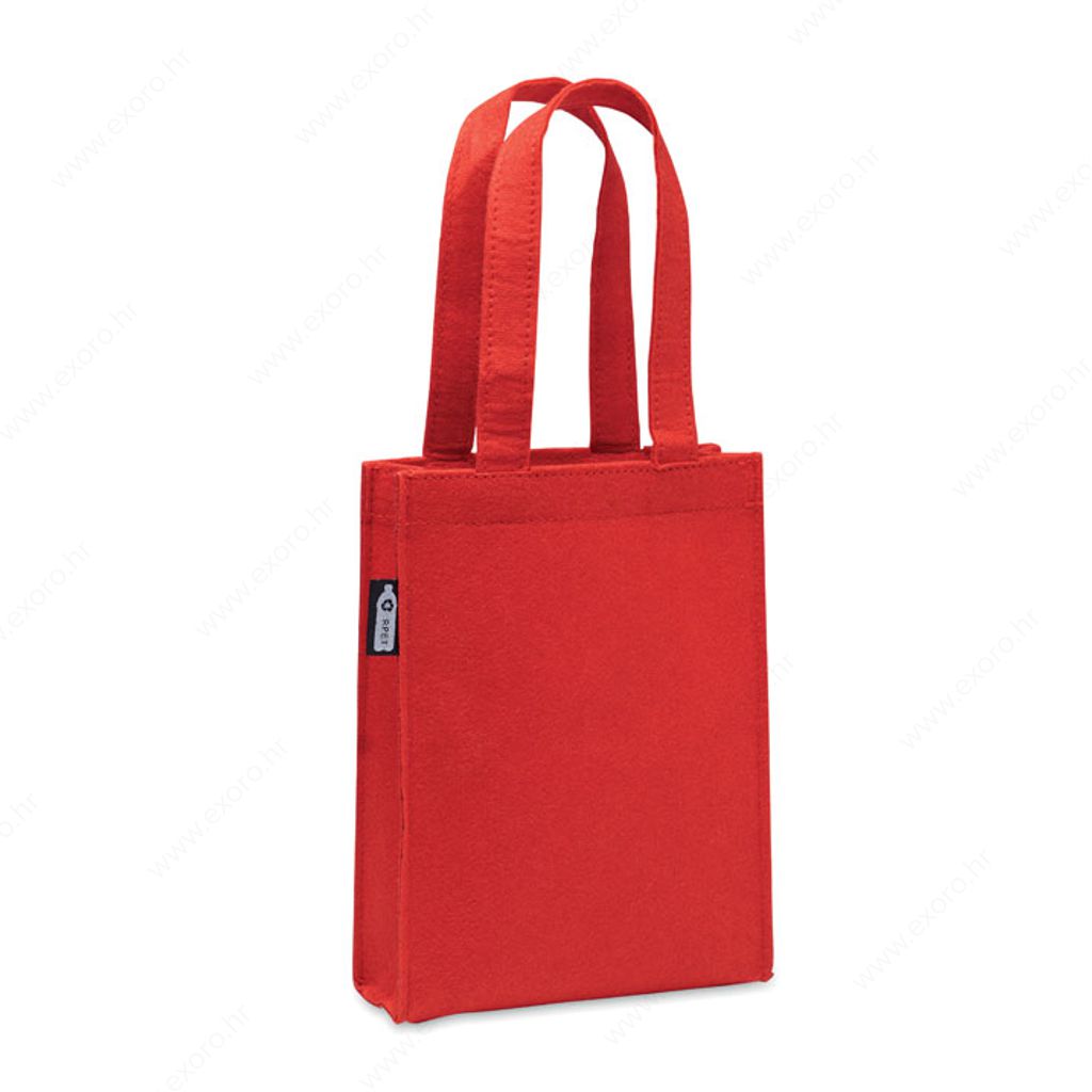 MO2408-05 Torba shopping FELTOTE filc, 17x6x22cm, crvena