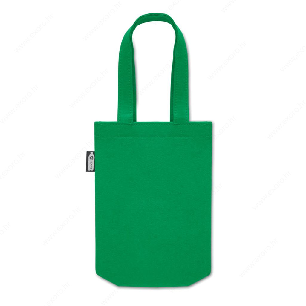 MO2408-09 Torba shopping FELTOTE filc, 17x6x22cm, zelena