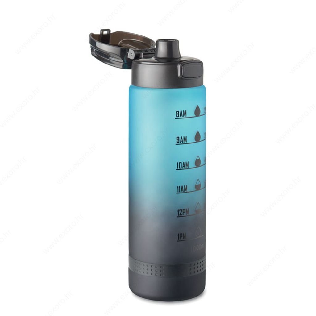 MO2409-12 Boca LEVEL plastična 1000ml, tirkizna