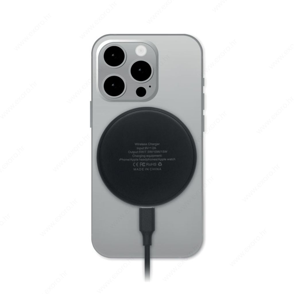 MO2420-03 Punjač bežični WERLIES magnetni, 15W, crni