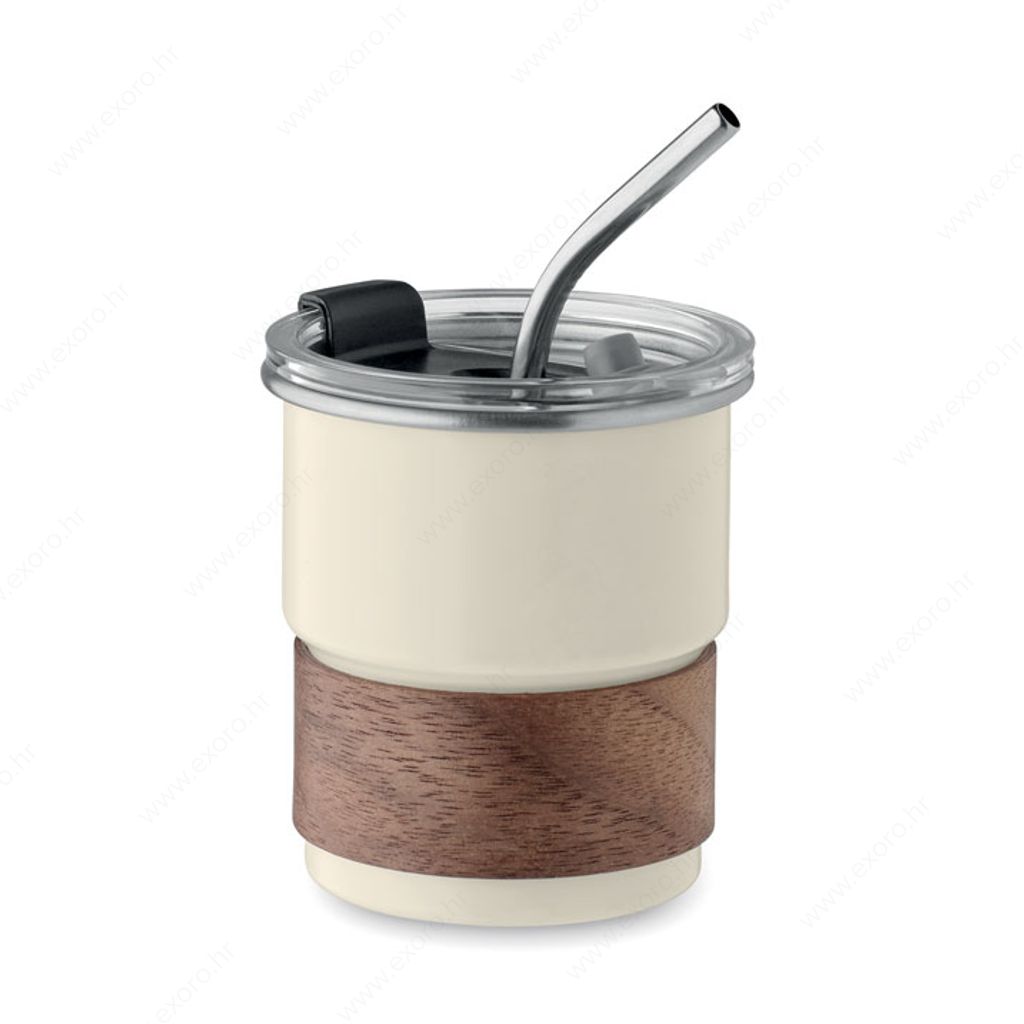 MO2423-13 Šalica MATE metalna, 260ml, natur