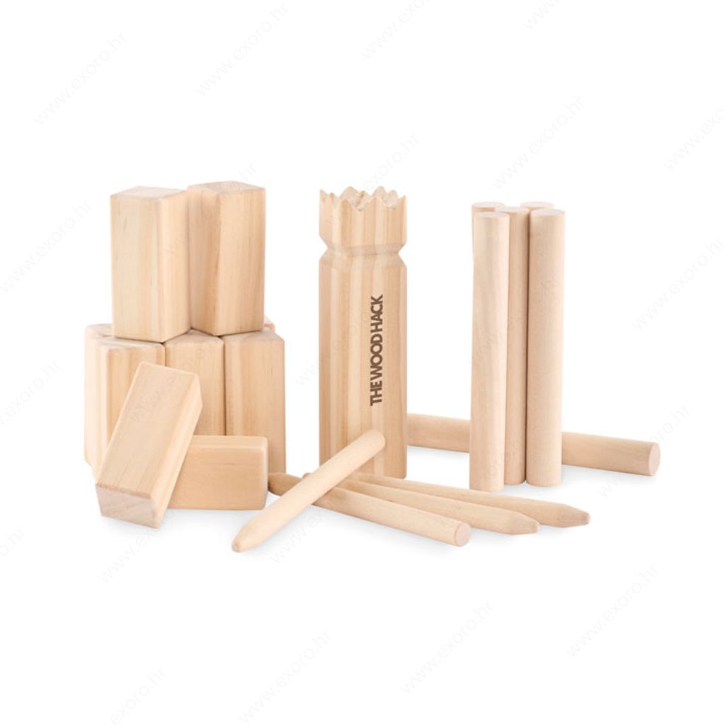 MO2433-40 Društvena igra bacanje stapova KING PETIT drvena