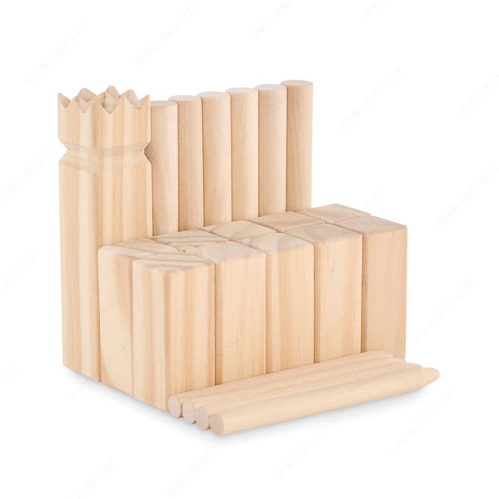 MO2433-40 Društvena igra bacanje stapova KING PETIT drvena