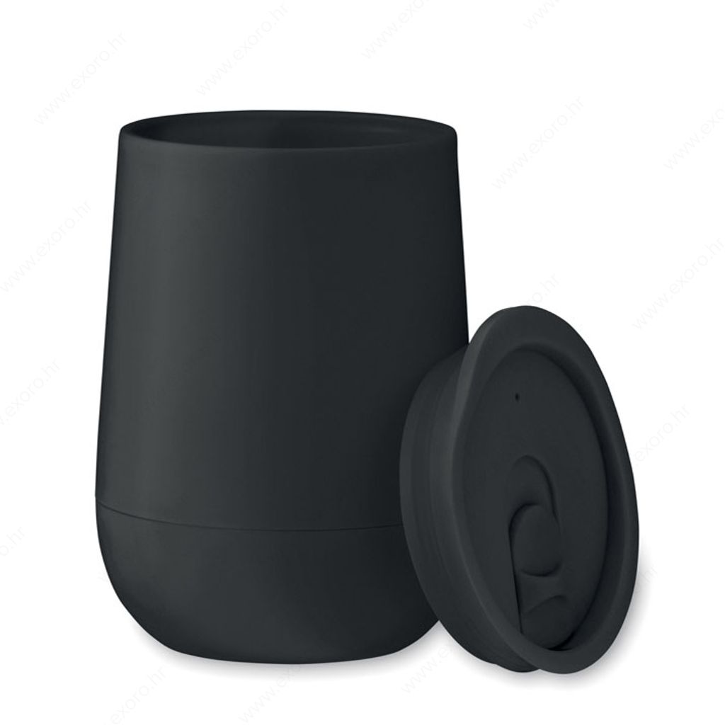 MO2444-03 Čaša GO plastična, 300ml, crna