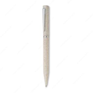 Olovka kemijska MAIPEN plastična, plavi ispis, bež