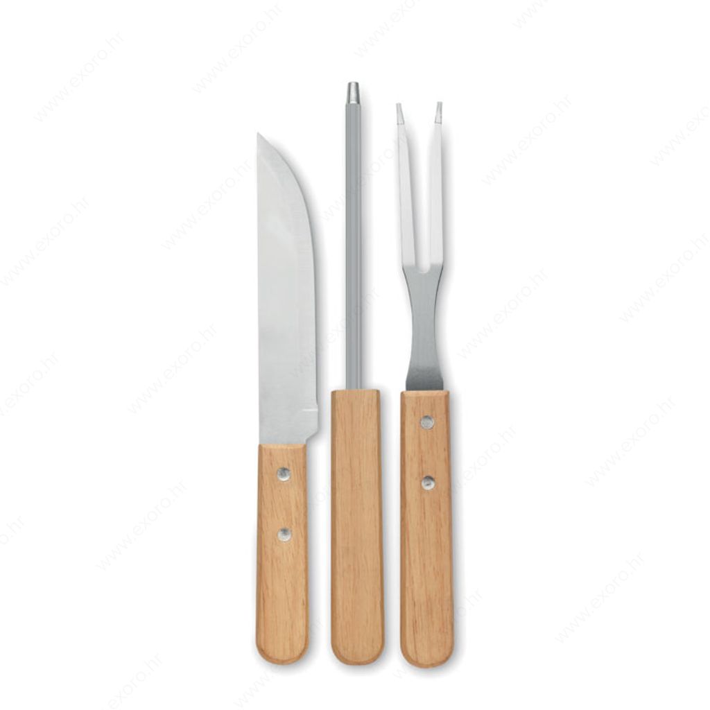 MO2471-40 Roštilj set TOOLDERA pk3 drveni