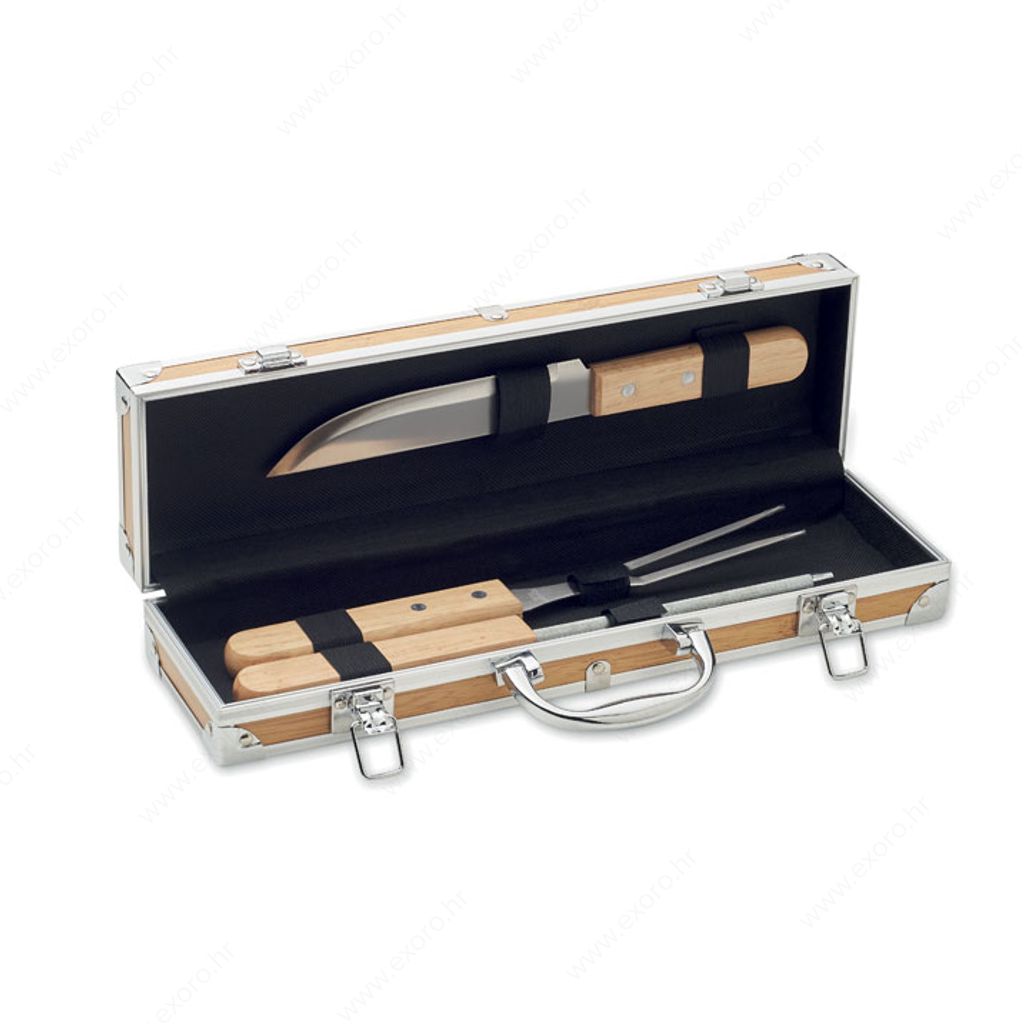 MO2471-40 Roštilj set TOOLDERA pk3 drveni