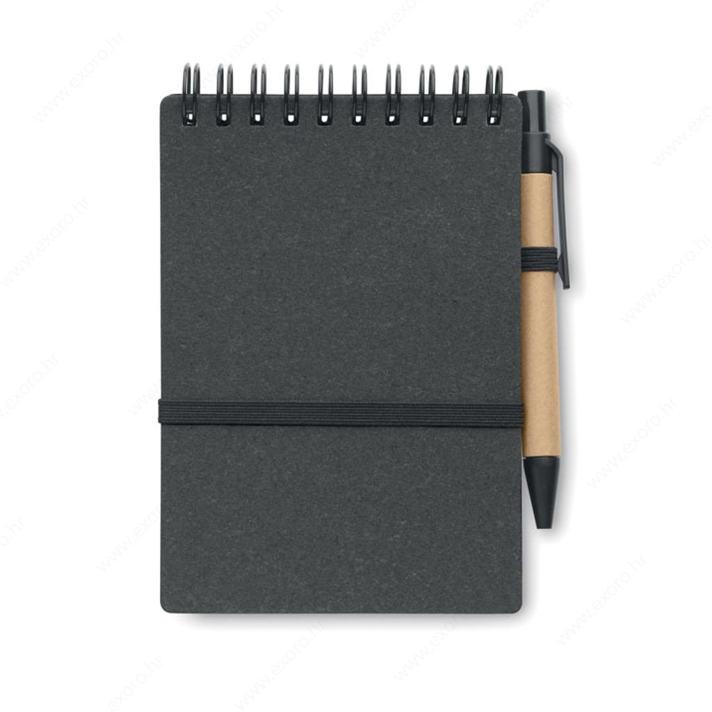 MO2481-15 Notes NOTIE + olovka kemijska, tamno sivi