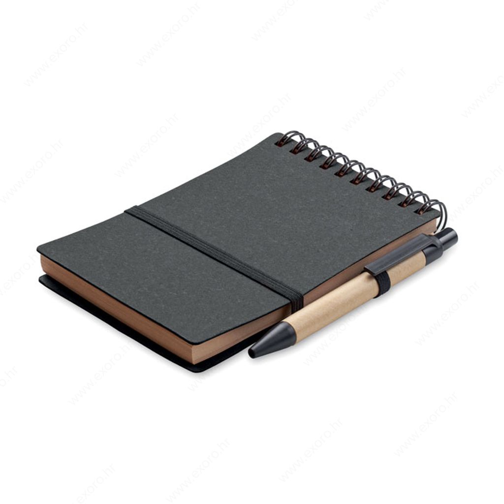 MO2481-15 Notes NOTIE + olovka kemijska, tamno sivi