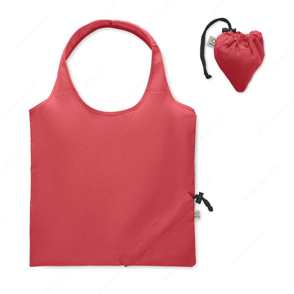 MO2487-05 Torba shopping CARRIE COLOUR 140gr., crvena