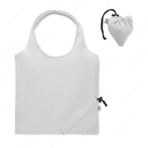 Torba shopping CARRIE COLOUR pamuk, RPET, 140gr, bijela