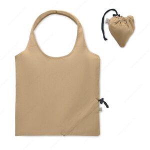 Torba shopping CARRIE COLOUR pamuk, RPET, 140gr, smeđa (khaki)