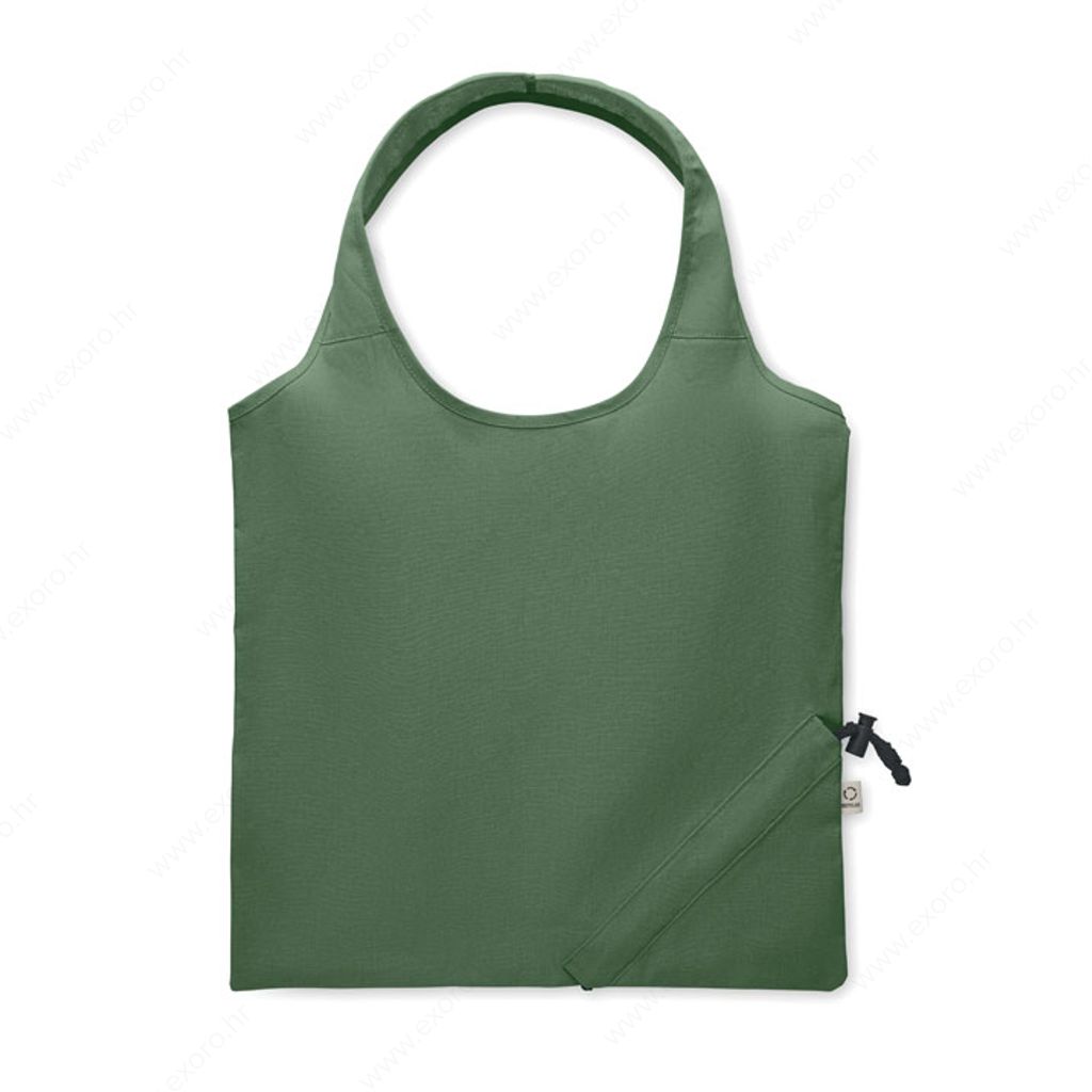 MO2487-60 Torba shopping CARRIE COLOUR 140gr., tamno zelena