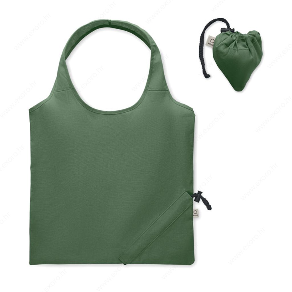 MO2487-60 Torba shopping CARRIE COLOUR 140gr., tamno zelena