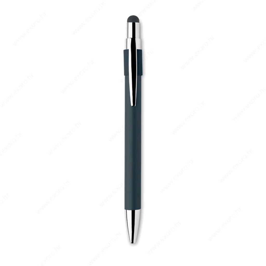 MO2488-85 Olovka kemijska EDD, aluminijska, plavi ispis, plava tamno