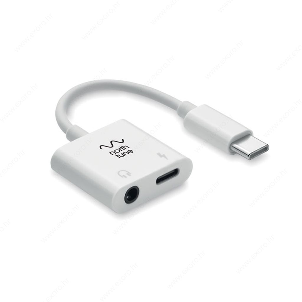 MO2496-06 Razdjelnik audio KOENET USB tip-C, bijeli
