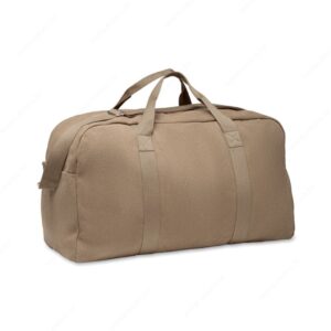 Torba putna DUFFAS COLOUR pamuk, RPET, smeđa (khaki)