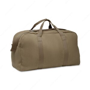 Torba putna DUFFAS COLOUR pamuk, RPET, zelena (army green)