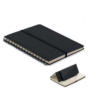 Notes spiralni A5 STRATA 80L, linije, crni