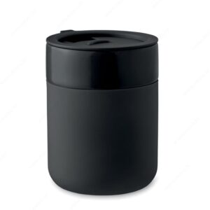 Šalica QERAM silikonska, 300ml, crna