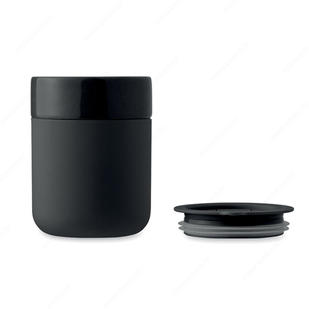 MO2528-03 Šalica QERAM silikonska, 300ml, crna