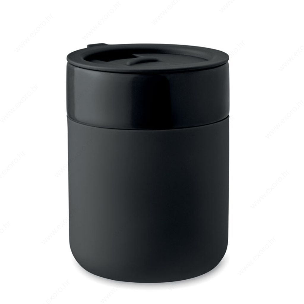 MO2528-03 Šalica QERAM silikonska, 300ml, crna