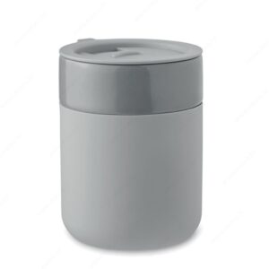 Šalica QERAM silikonska, 300ml, siva