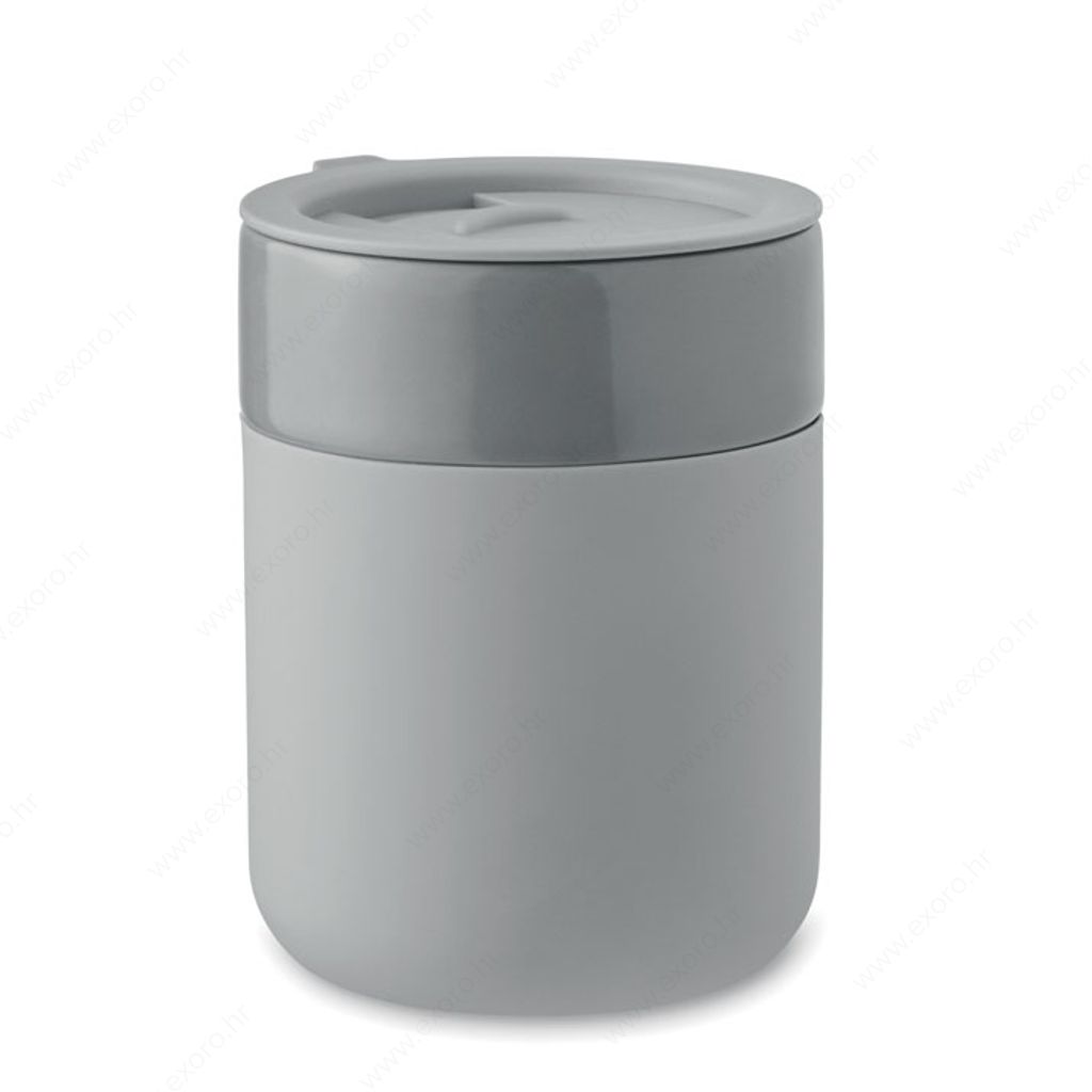 MO2528-07 Šalica QERAM silikonska, 300ml, siva