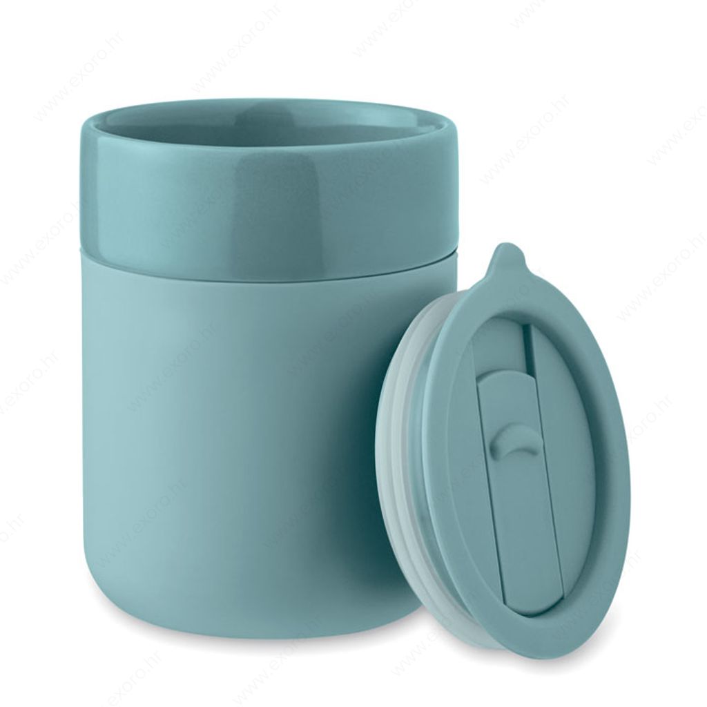 MO2528-20 Šalica QERAM silikonska, 300ml, petrol