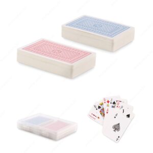 Set karata za poker u kutiji PLAYCARD prozirna