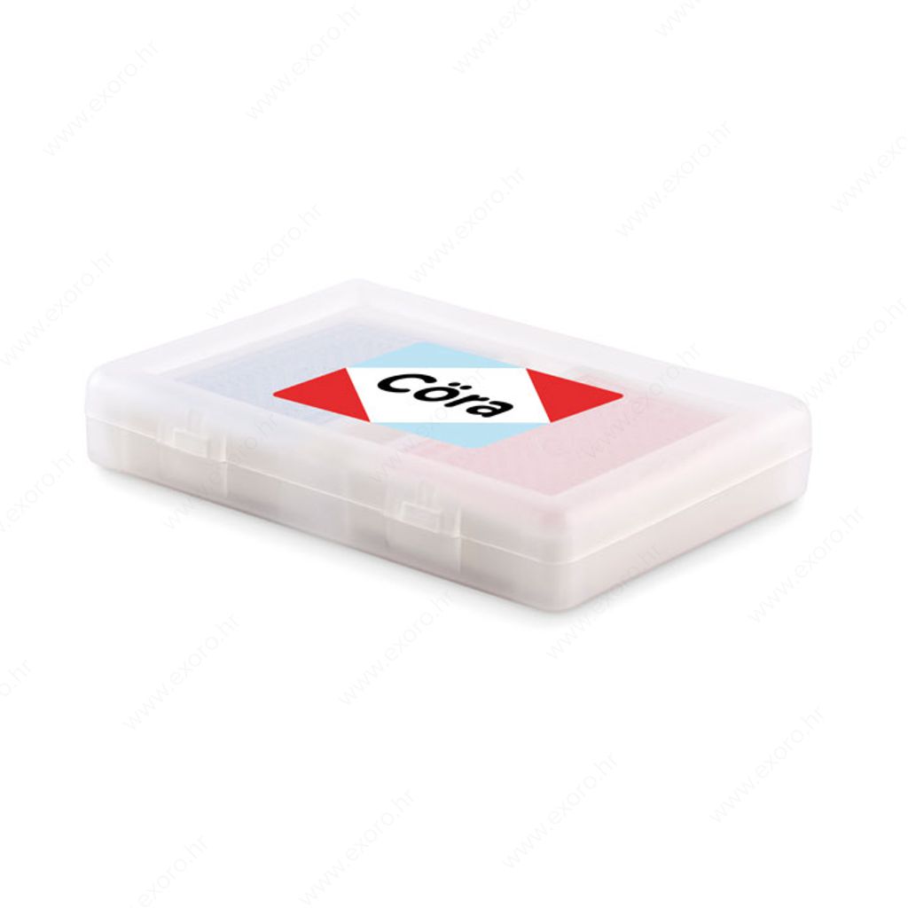 MO2532-22 Set karata za poker u kutiji PLAYCARD prozirna