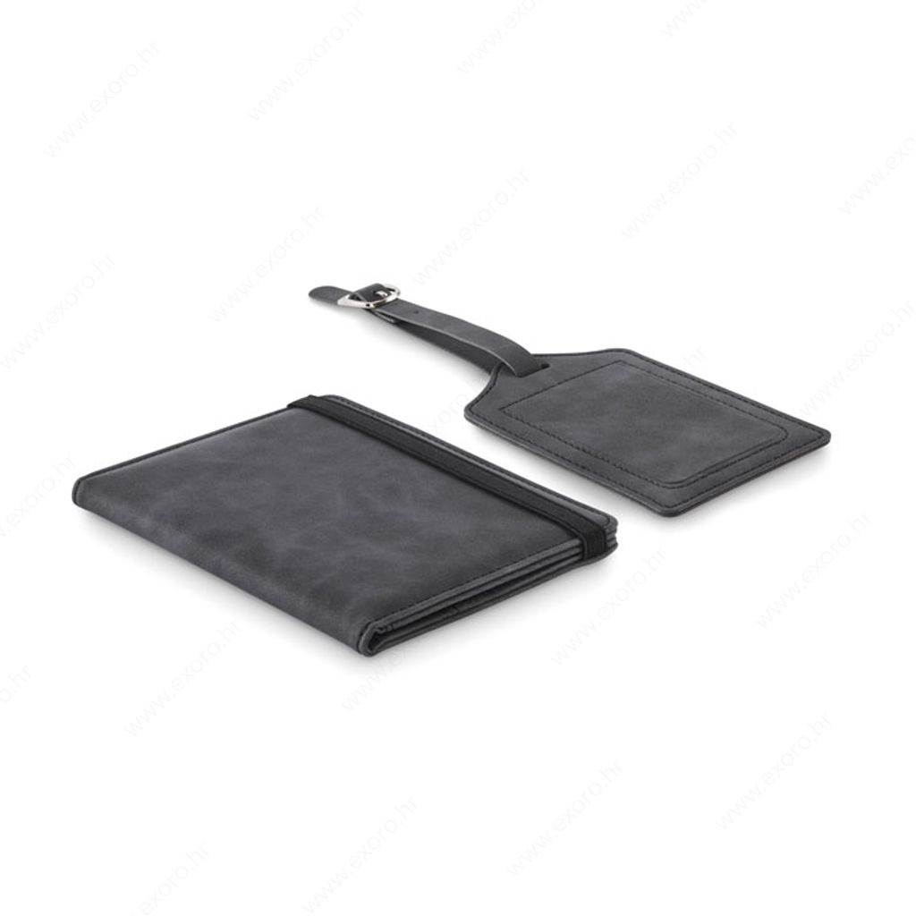 MO2535-15 Novčanik za putovnicu JETTAG tamno sivi